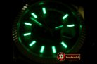 Replica Rolex DayDate Fluted Green SS/LE Asian Eta 2836