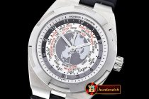 VACH. CONSTANTINE 2016 Overseas World Time 7700V SS/LE Silv MY82