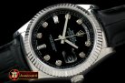 Rolex DayDate Fluted Black Diam SS/LE Asian Eta 2836