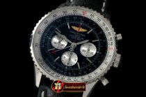 BSW0287B - Navitimer GMT SS/LE Black A-7750