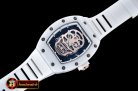 Richard Mille RM052 Skeleton Skull White CER/RU Rose Gold Custom