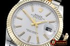 Rolex Datejust II DJ2 41mm Jub Flt Wrap 904L YG/SS Wht Stk GMF A2836