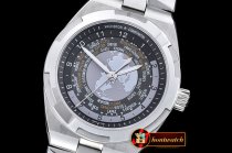 VACH. CONSTANTINE 2016 Overseas World Time 7700V SS/SS Grey MY82