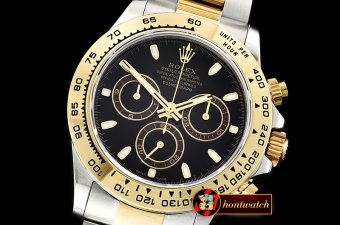 Rolex Daytona 116503 YG/SS Black/Stick BP A7750 4130 Mod