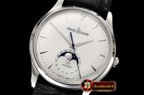 Jaeger Le Coultre Master Ultra Thin Moonphase SS/LE White GF 1:1 V2 MY9015
