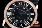 Cartier Ronde Louis Cartier Date RG/LE Black Miyota 9015