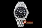 Rolex Datejust II DJ2 41mm Jub Flt SS/SS Black Stick BP Asia 323