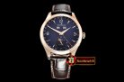 Jaeger Le Coultre Master Ultra Thin Moonphase RG/LE Blue KMF MY9015 Mod