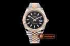 Rolex Datejust II 41mm Jub Flt RG/SS Black Stick BP Swiss 2836