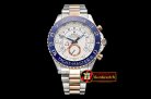 Rolex YachtMaster II Blue RG/SS White BP Asia 2813 Mod