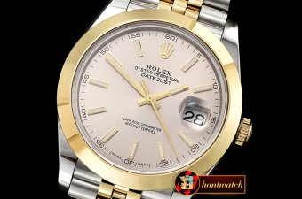 Rolex Datejust II 41mm Jub Smt YG/SS L.Grey Stick BP Swiss 2836