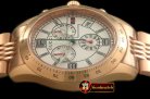 GU032A - G-Timeless Men Chrono RG/RG White Swiss Qtz