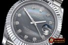 Rolex Datejust II DJ2 41mm Jub Flt SS/SS Blk MOP Diams BP A3235