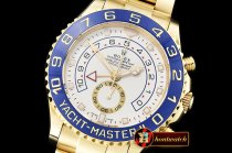 Rolex YachtMaster 116688 Blue YG/YG White BP Asia 7750 Mod