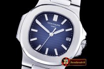 Patek Philipper Nautilus Jumbo 5711 SS/SS Blue MK Swiss 2824 Mod