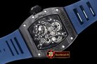 Richard Mille RM055 Bubba Watson FC/RU Skeleton Blue MY9015 Mod