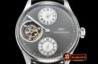 IWC Portugese Regulator Tourb IW544602 SS/LE Grey ZF Tourb