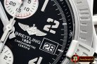 Breitling Avenger II Chronograph 43mm SS/SS Blk/Wht GF A7750