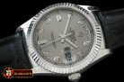 Replica Rolex DayDate Fluted Grey Diam SS/LE Asian 2813
