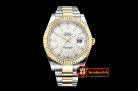 Rolex Datejust DJ2 41mm Oyst YG/SS Silver White Stk BP A3136 Mod