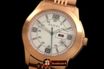 GU030A - G-Timeless Men RG/RG White Swiss Quartz
