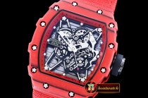 Richard Mille RM035-02 Rafael Nadal Red FC/NY Blk/Red Miyota Mod