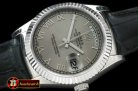 Replica Rolex DayDate Fluted Grey Roman SS/LE Asian 2813