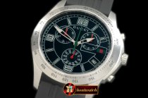 GU034B - G-Timeless Men Chrono SS/LE Black Swiss Qtz