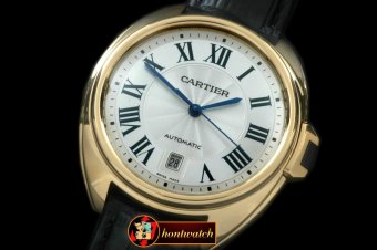 CAR0318A - Cle De Cartier YG/LE White J-9015