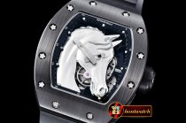 Richard Mille RM52-02 White Horse Limited Ed CER/VRU Black Custo