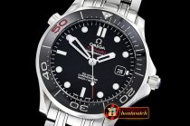 Omega Seamaster Diver James Bond 50th SS/SS Blk JHF A2836