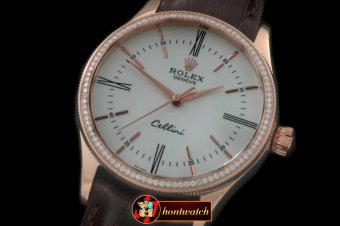 ROLCEL065E - 2014 Cellini Time RG/LE White Asia 2824