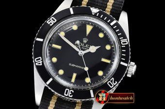 Rolex Vintage Sub Ref 6200 SS/NY Black Asia 2836