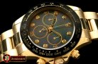 Replica Rolex Daytona 116528 YG/YG MOP Black Diam A-7750 Sec@6