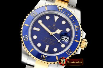 Rolex Submariner 116613 YG/SS Cer Bez Blue VRF Asia 2836