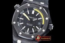 Audemars Piguet Royal Oak Diver Forged Carbon CF/RU Blk/Yllw BP