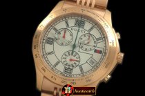 GU032A - G-Timeless Men Chrono RG/RG White Swiss Qtz