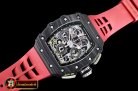 Richard Mille RM011-03 Flyback Chrono FC/RU (Red) KVF A7750 Mod