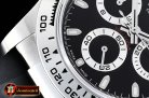 Rolex Daytona 116509 SS/RU Blk/Stk OMF A4130 Mod