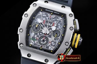 Richard Mille RM011-03 New Gen Flyback SS/VRU Black A7750 Mod