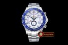 Rolex YachtMaster II 116680 Blue SS/SS White JF Asia 7750