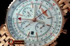 BSW0284A - Navitimer GMT RG/RG White A-7750