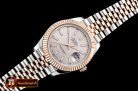 Rolex Datejust II DJ2 41mm Jub Flt RG/SS Light Grey Stk BP A3235