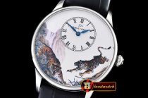 Replica JAQUET DROZ Les Ateliers dArt Petite Heure Minute Tiger