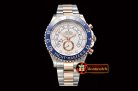 Rolex YachtMaster 116681 Blue RG/SS White BP Asia 4161 Mod