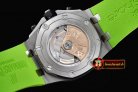 AP0334 - Royal Oak Offshore Diver Chrono SS/RU L-Green JF A3126