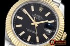 Rolex Datejust II DJ2 41mm Jub Flt YG/SS Black Stick BP Swiss 28