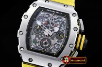 Richard Mille RM011-03 New Gen Flyback SS/VRU (Yellow) Blk A7750