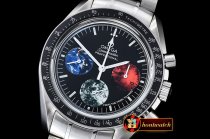 Omega SpeedMaster From Moon to Mars SS/SS Blk JHF A7750