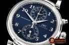 IWC Da Vinci Chronograph Laureus Ed SS/LE Blue ZF A7750